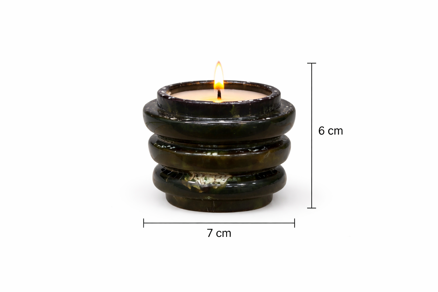 Spiral Black Harmony Candle | 165 g |