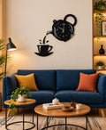 A Modern Teapot Wall Clock for Home Decor | Unique Home Decor & Gifting Wall Clock