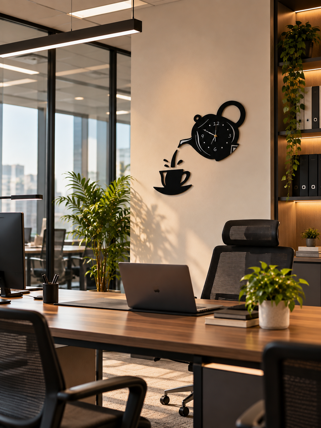 A Modern Teapot Wall Clock for Home Decor | Unique Home Decor & Gifting Wall Clock
