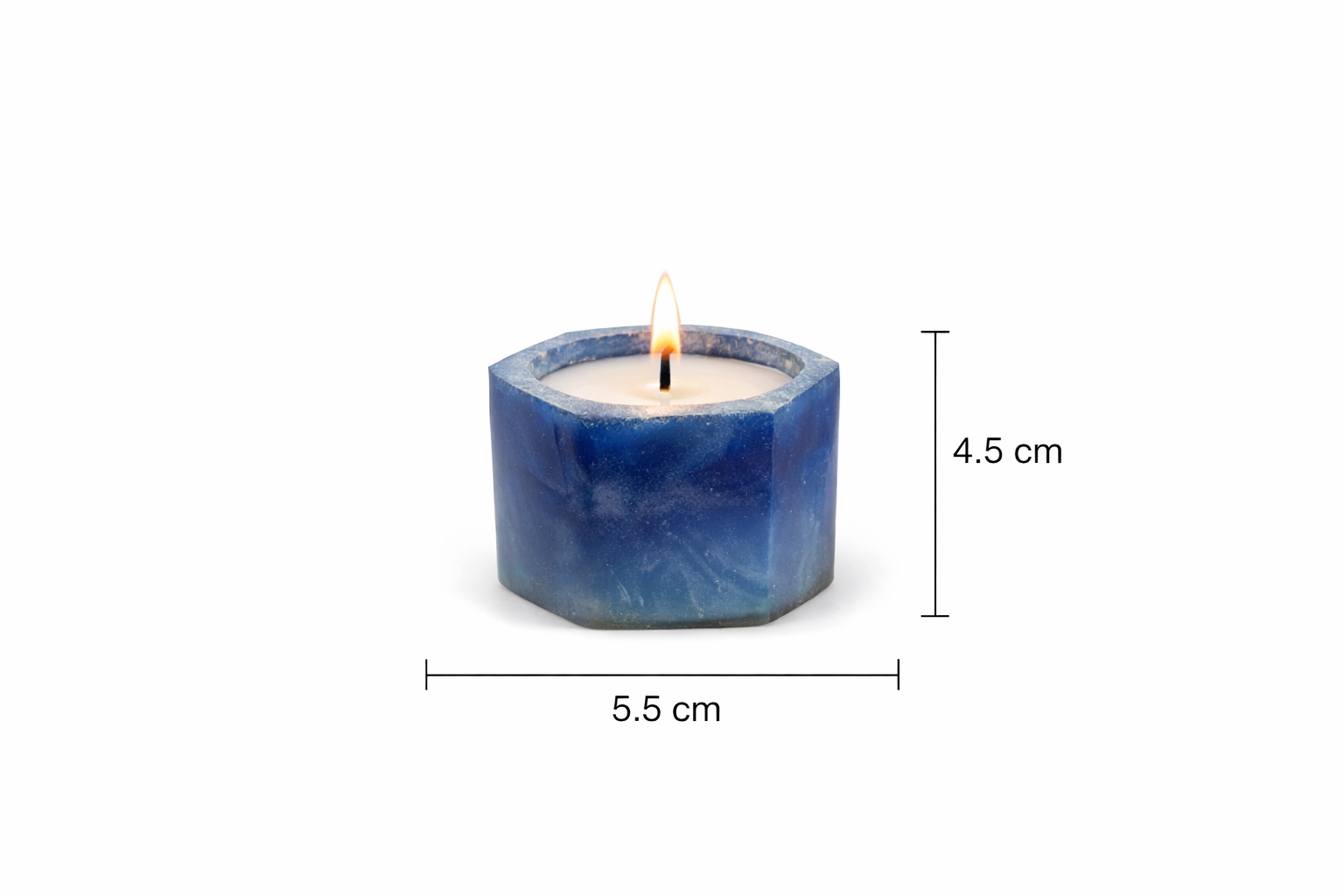 Midnight Aura Geometric Candle | 72 g |