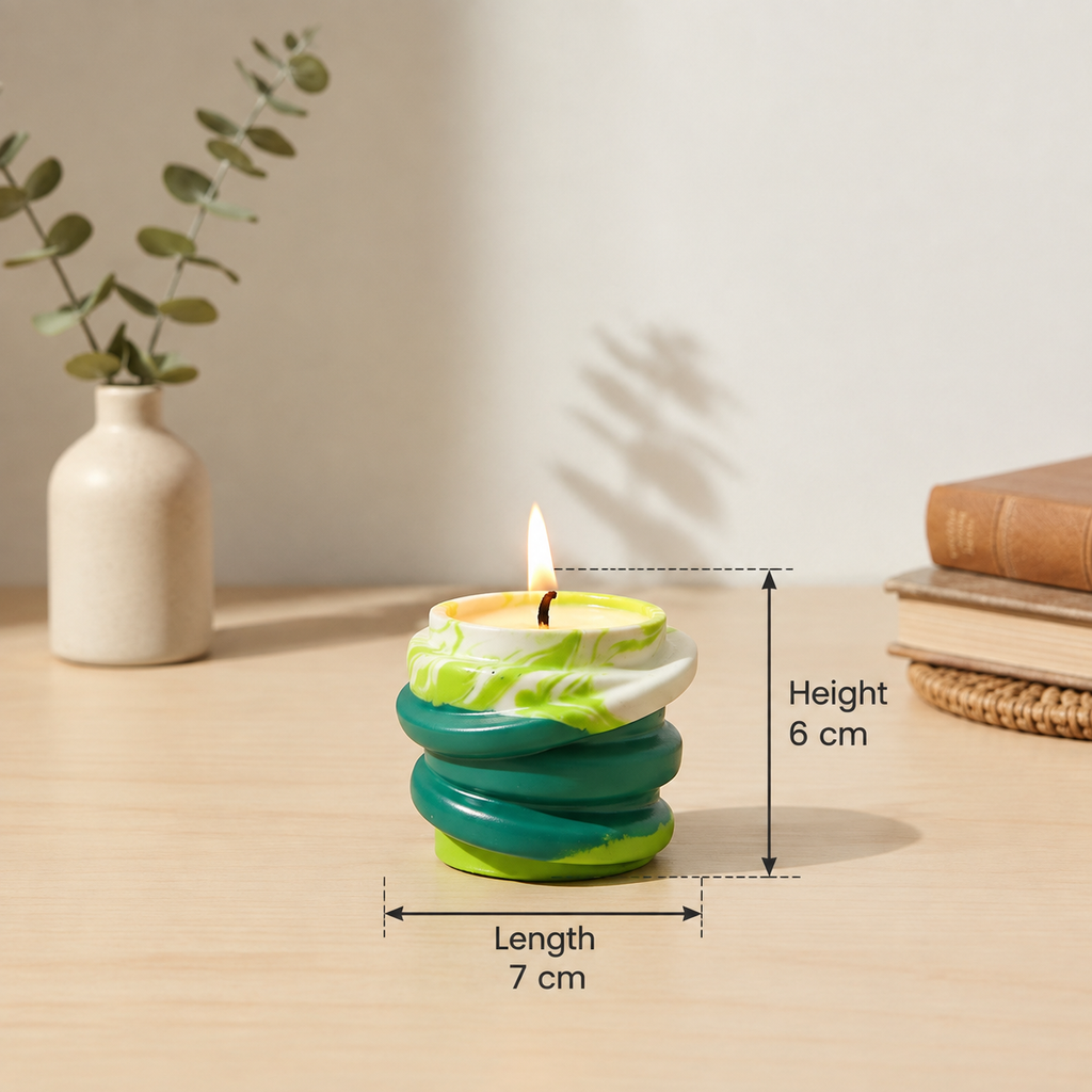 Marble Resin Candle | Luxury Decor & Gift Piece