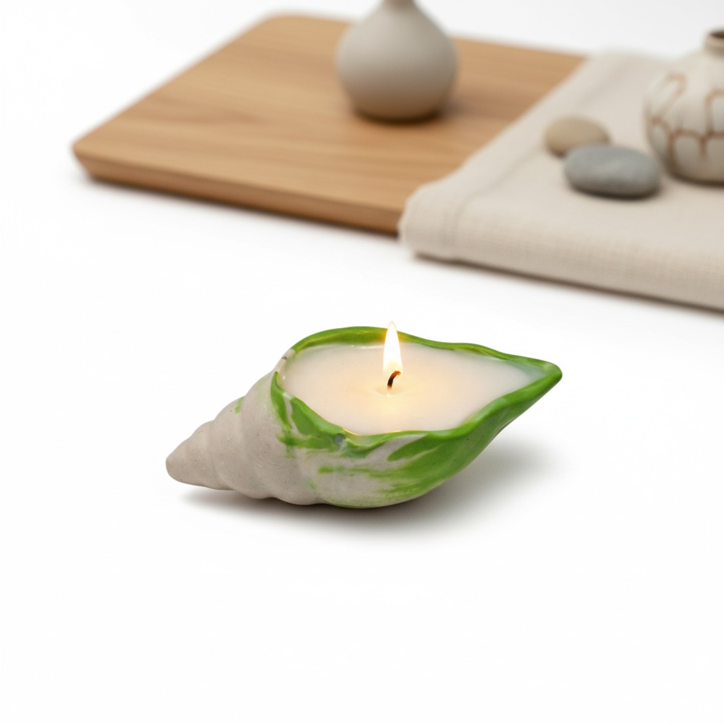 Ocean Shell Handcrafted Scented Candle