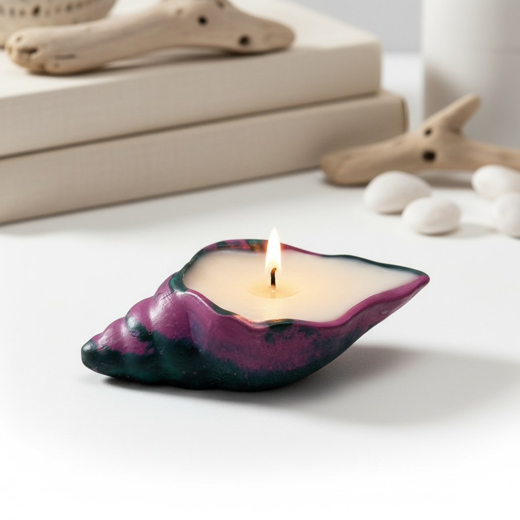 Ocean Shell Handcrafted Scented Candle