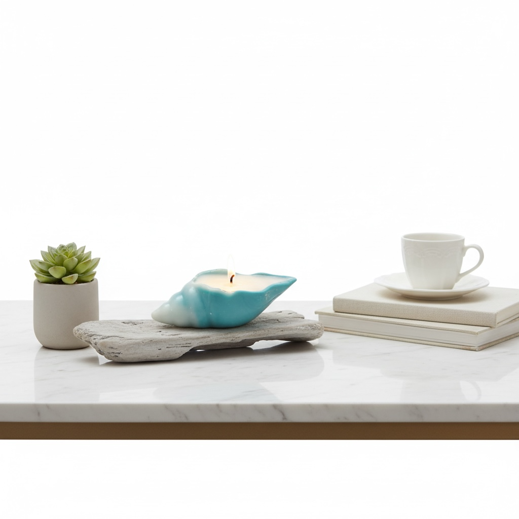 Ocean Shell Handcrafted Scented Candle