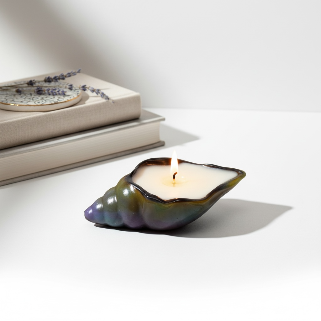 Ocean Shell Handcrafted Scented Candle