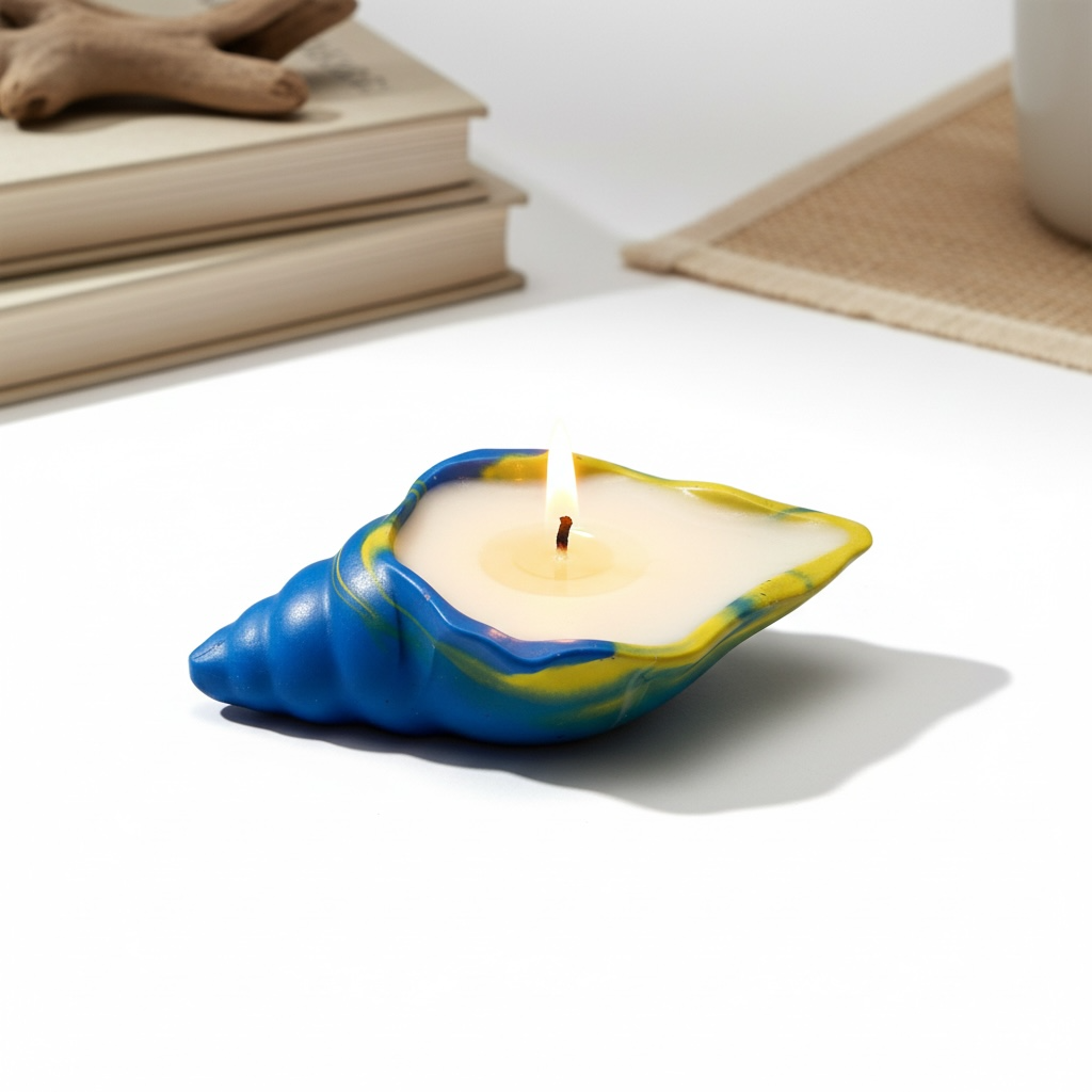 Ocean Shell Handcrafted Scented Candle