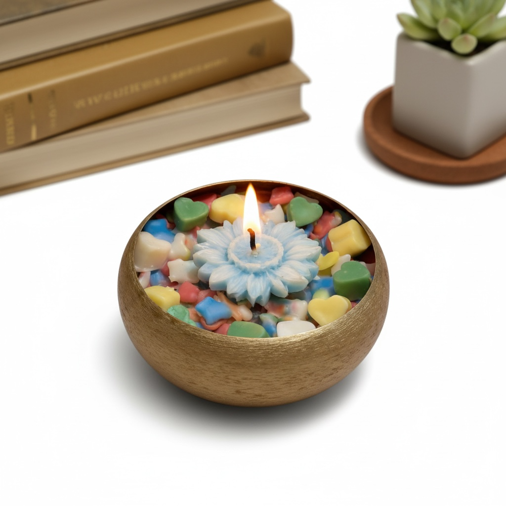 Scented Bowl Candle| Calm Aesthetic Decor |