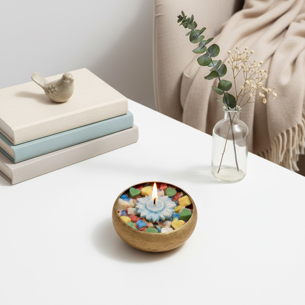 Scented Bowl Candle| Calm Aesthetic Decor |