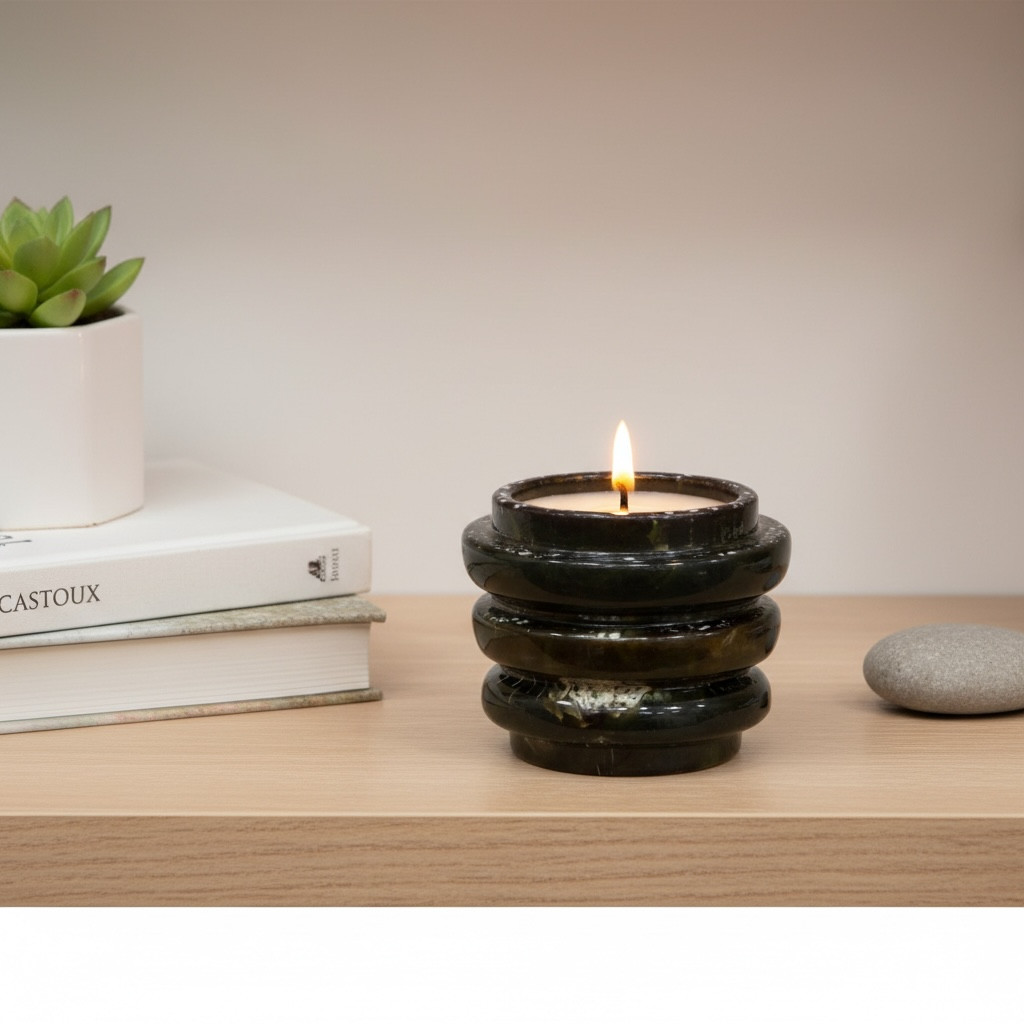 Spiral Black Harmony Candle | 165 g |