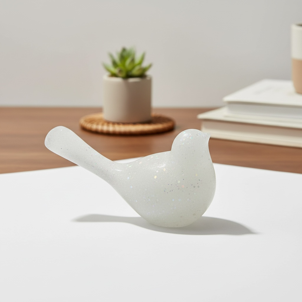 Sparkling Bird Decor | Elegant Statement Piece |