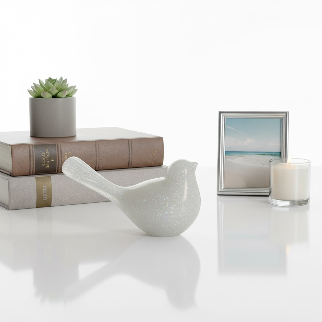 Sparkling Bird Decor | Elegant Statement Piece |