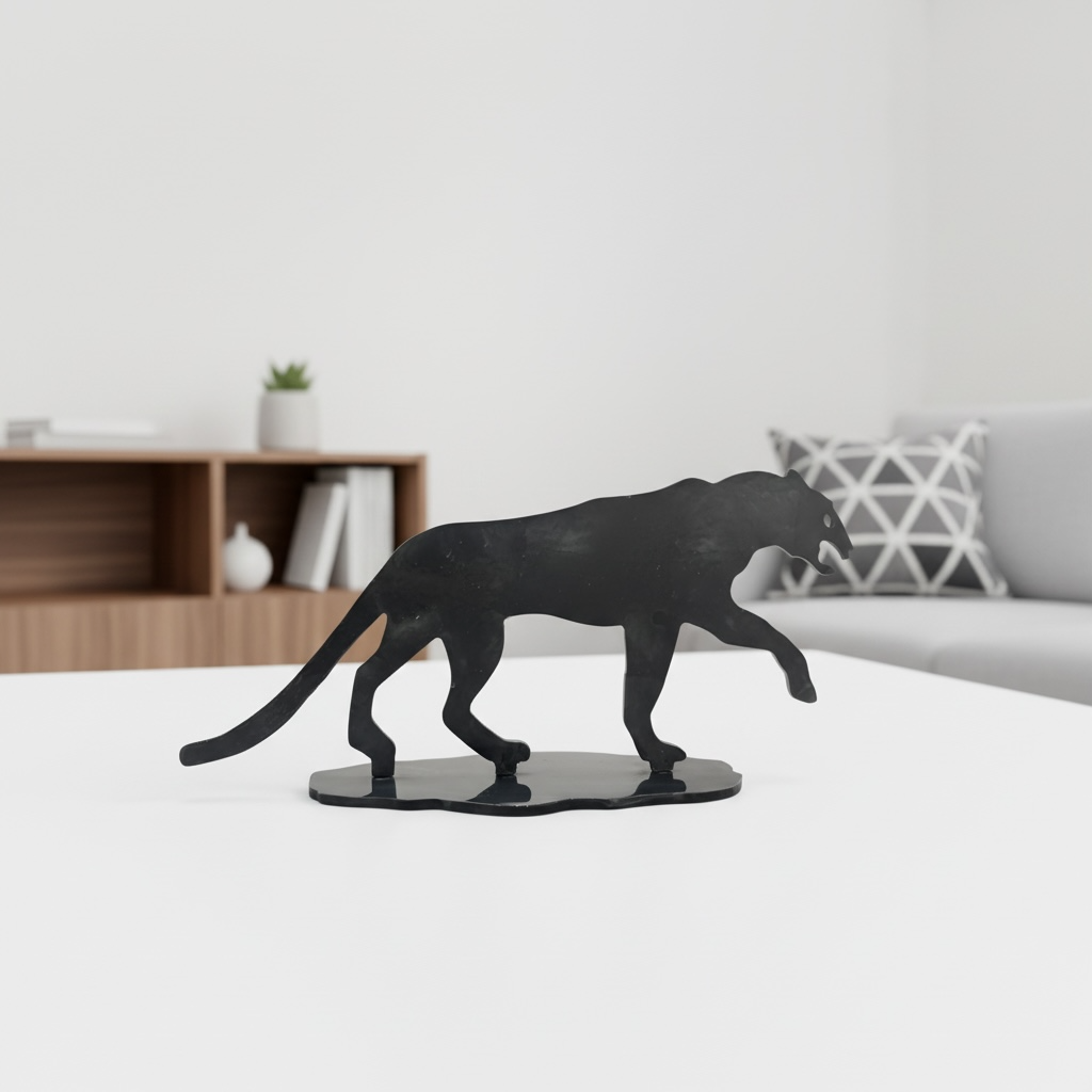 Midnight Panther Sculpture