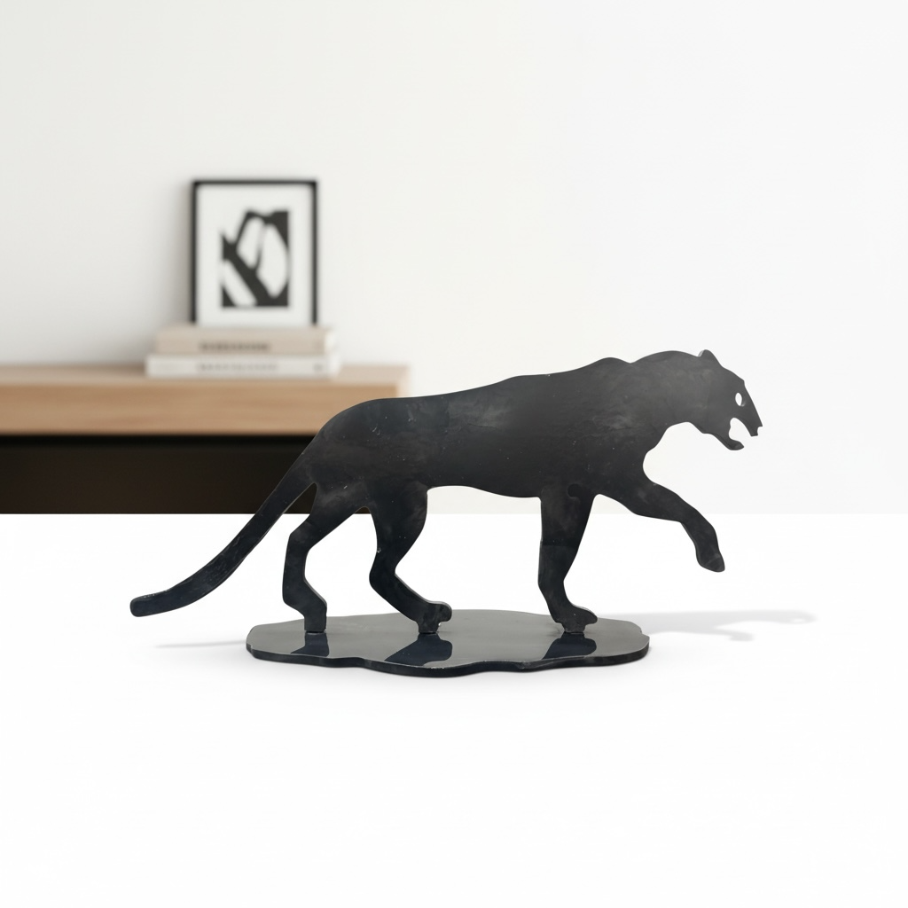 Midnight Panther Sculpture