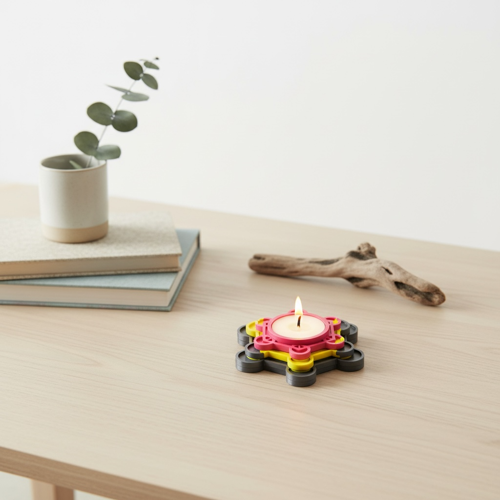 Geometric Candle | Modern Aesthetic Decor