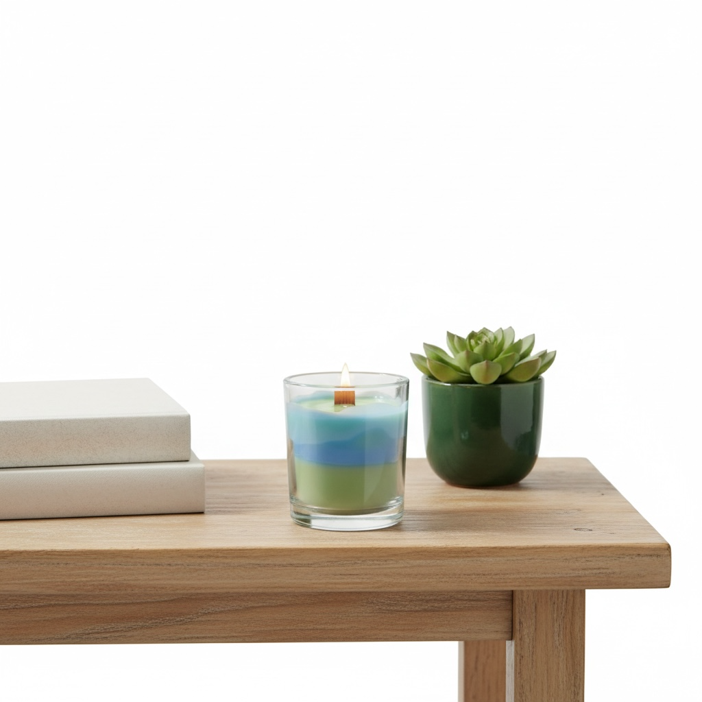 Ocean Layer Candle | Calm & Cozy Home Decor