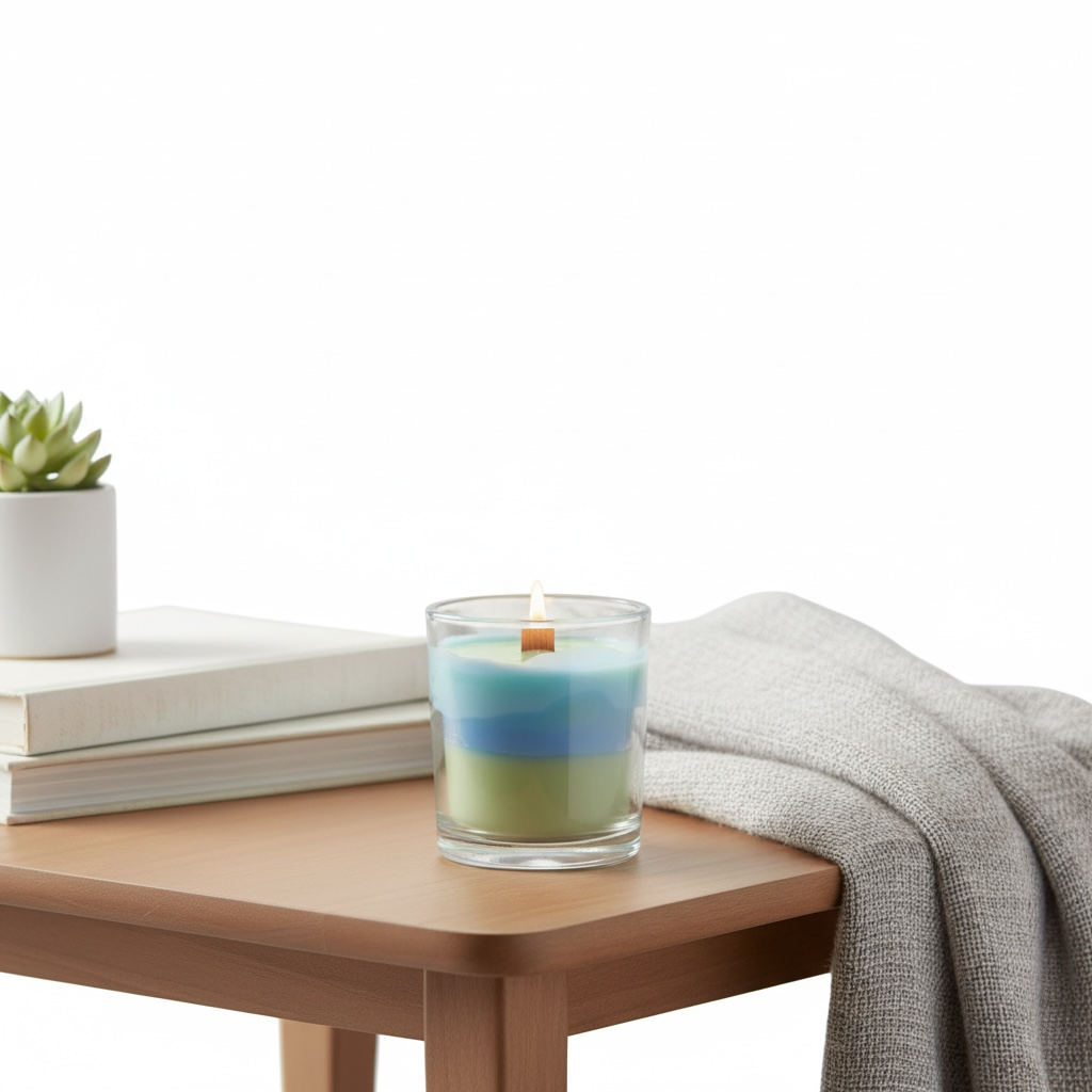 Ocean Layer Candle | Calm & Cozy Home Decor