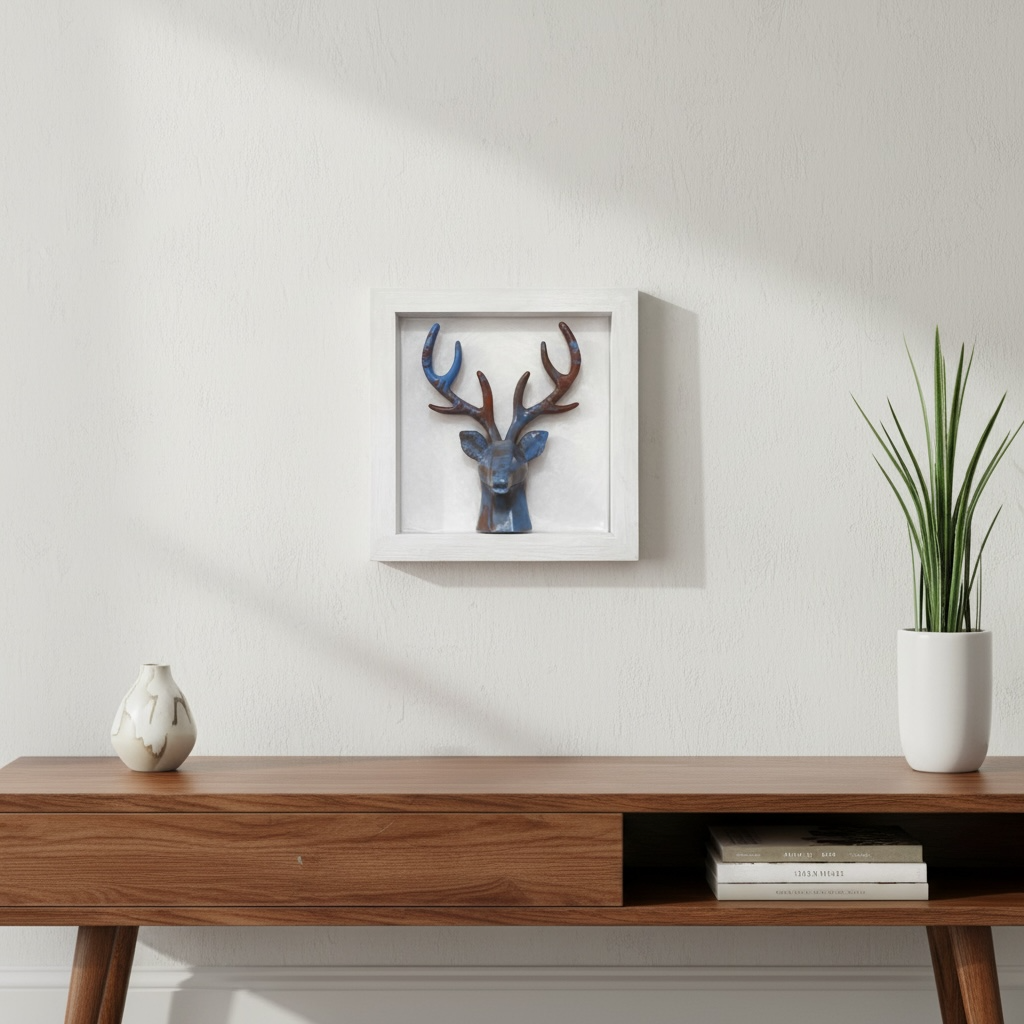 Deer Shadow Box | Aesthetic Wall Decor Piece