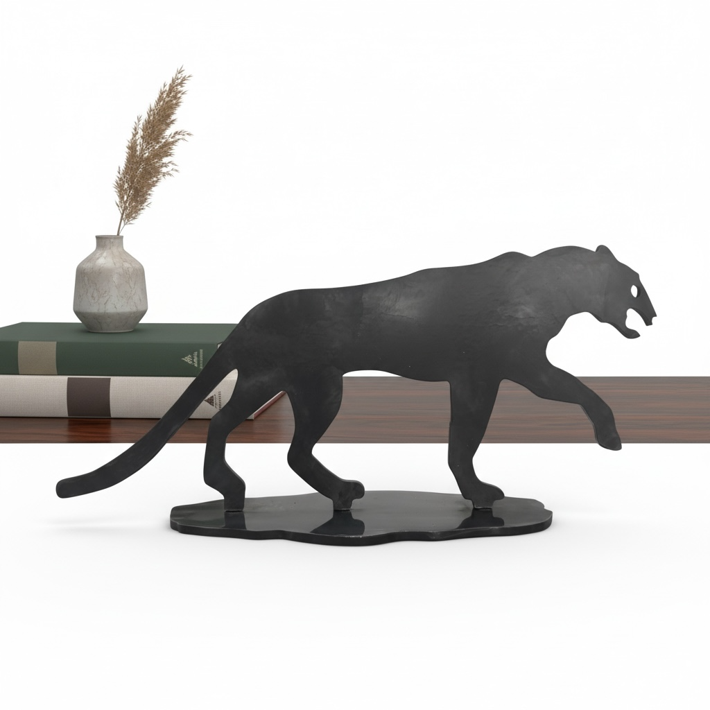 Midnight Panther Sculpture