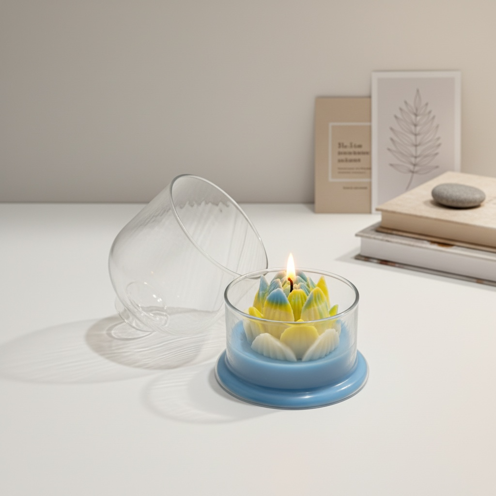 Flower Bloom Candle | Elegant Decorative Gift