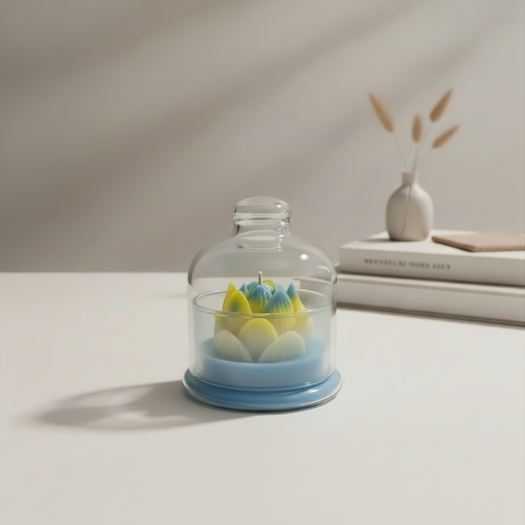 Flower Bloom Candle – Elegant Decorative Scented Candle