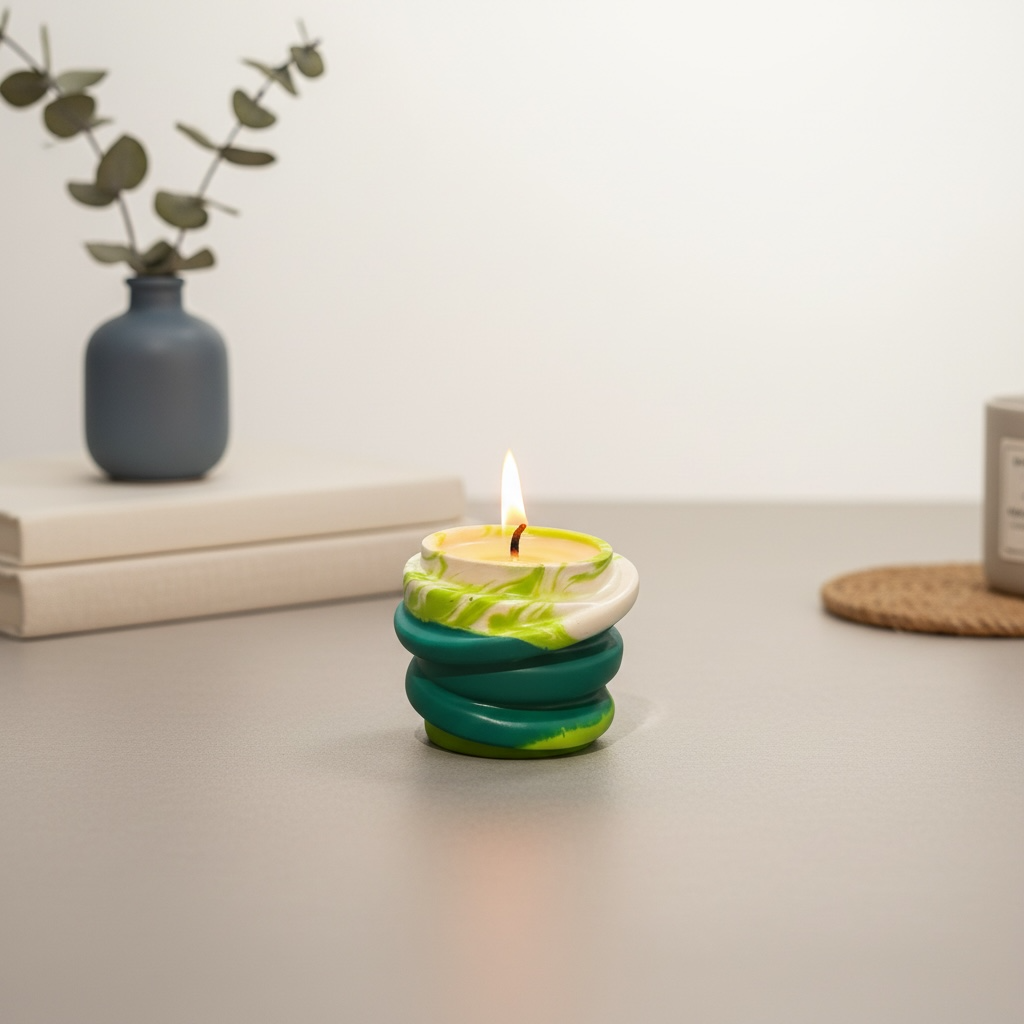Marble Resin Candle | Luxury Decor & Gift Piece