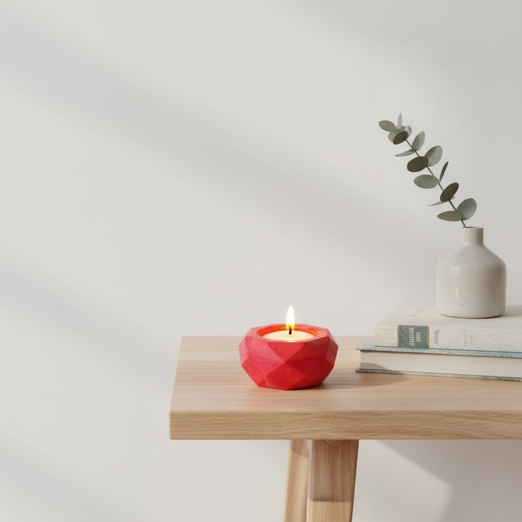 Ruby Glow Candle | Aesthetic Home Decor Gift