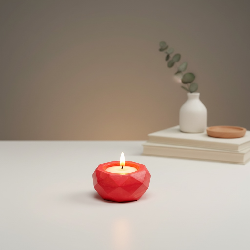 Ruby Glow Candle | Aesthetic Home Decor Gift