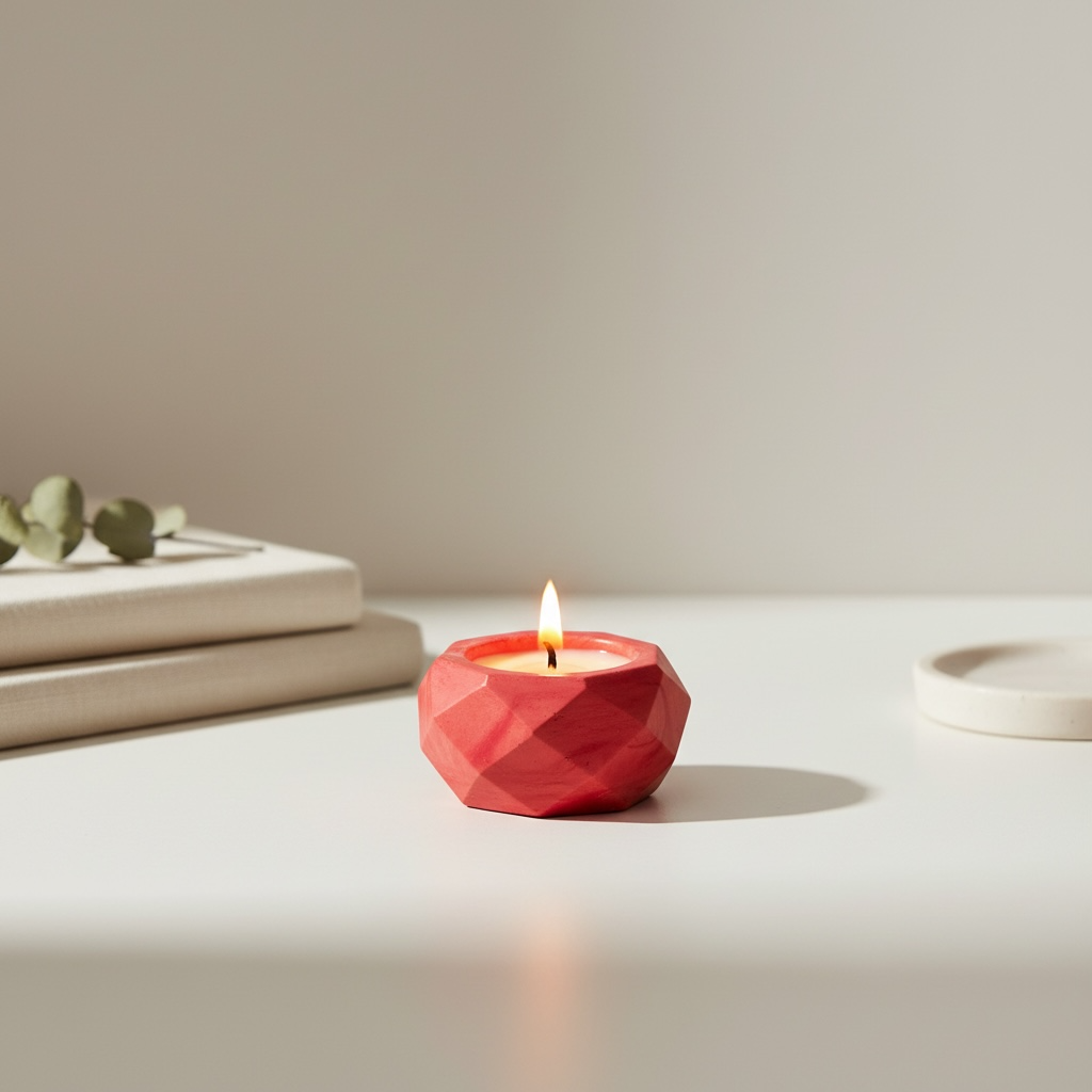 Ruby Glow Candle | Aesthetic Home Decor Gift
