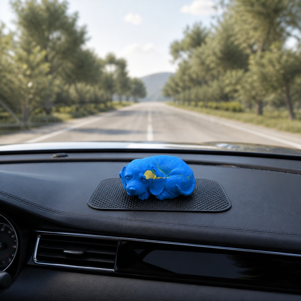 Sleeping Dog Car Dashboard Idol – Resin Figurine