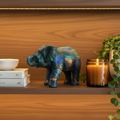 Abstract Resin Elephant Figurine – Unique Home Décor Showpiece