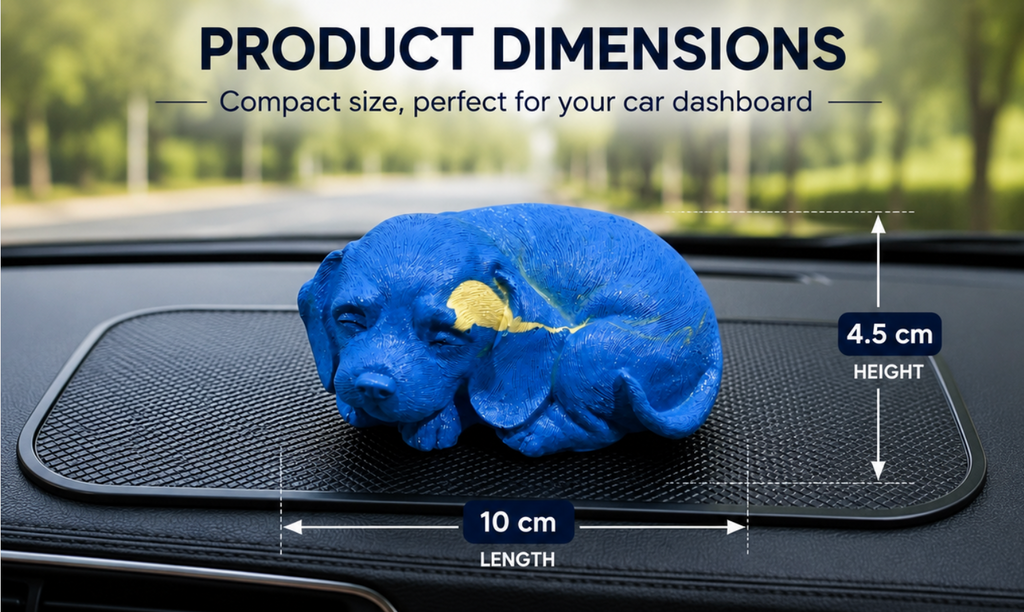 Sleeping Dog Car Dashboard Idol – Resin Figurine
